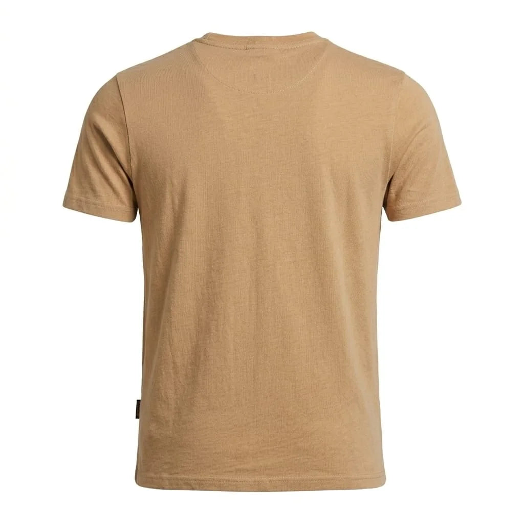 SUPERDRY Beige Dragon Graphic Cotton Lycra T-Shirt