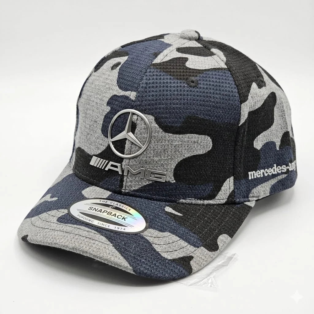 Mercedes-Benz AMG Petronas F1 Camo Snapback Cap