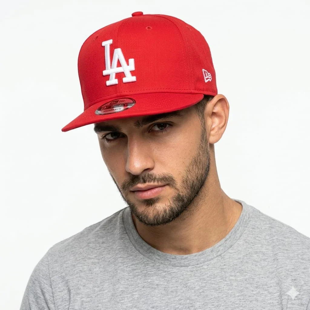 9Fifty Los  Angeles Dodgers Snapback Cap in Red