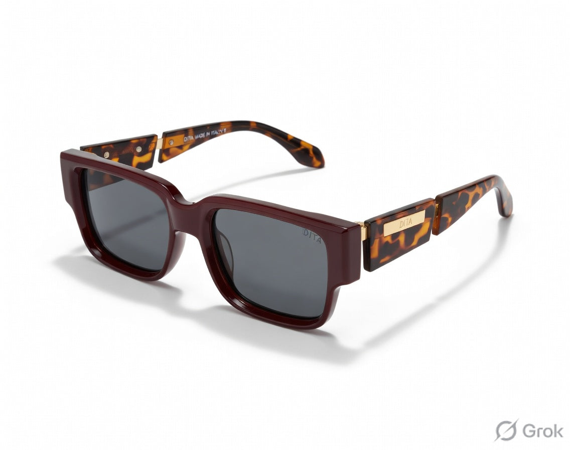 DITA Luxe Tortoise Frame Sunglasses