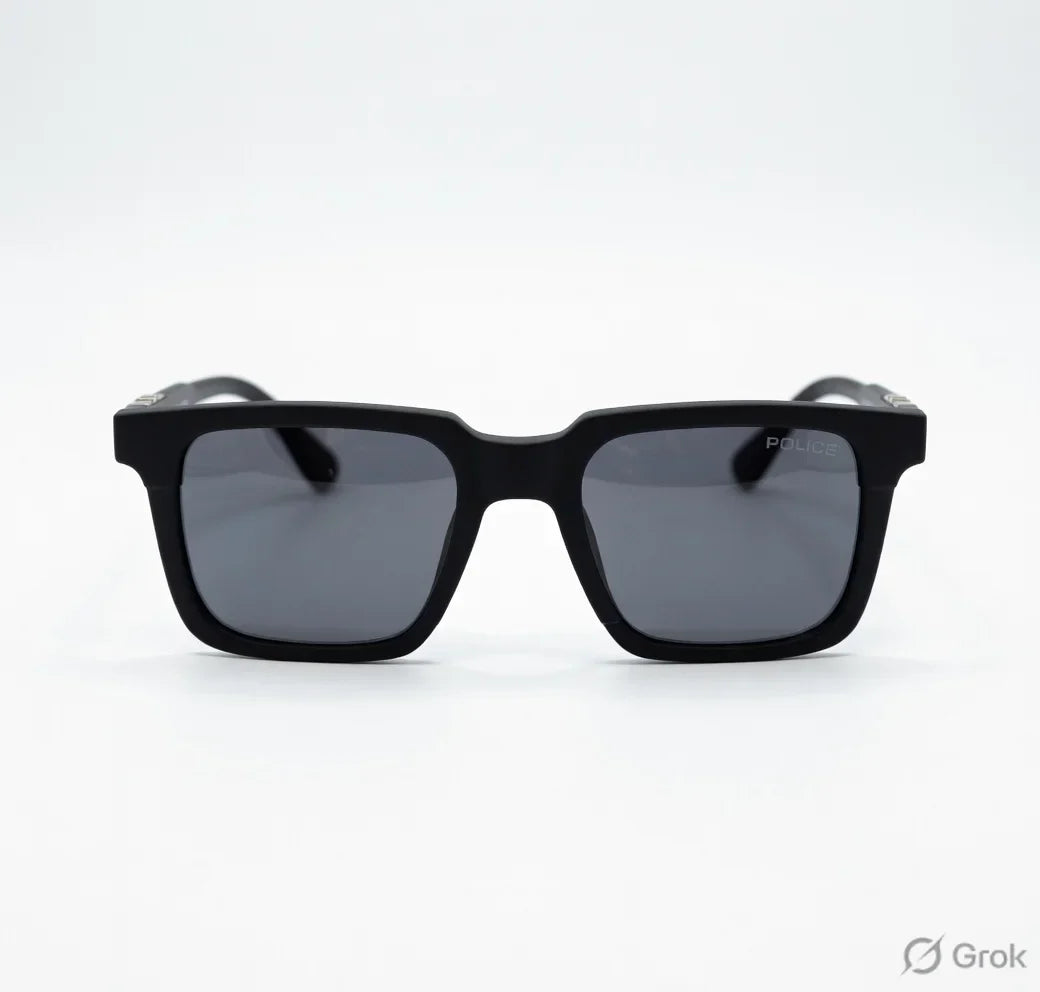 POLICE Dusk Sapphire Statement Frame Square Sunglasses