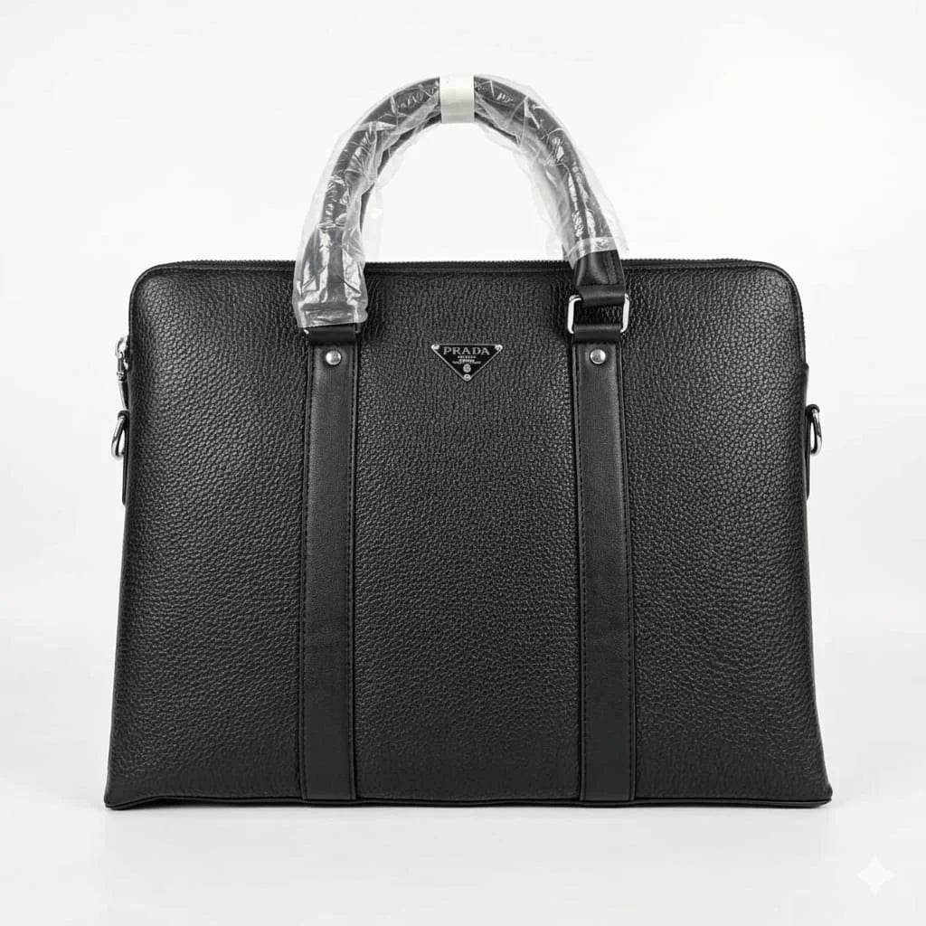 Prada Classic Leather Briefcase