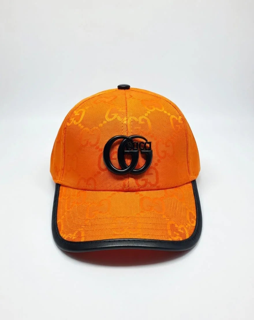 Gucci Monogram Orange Logo Cap