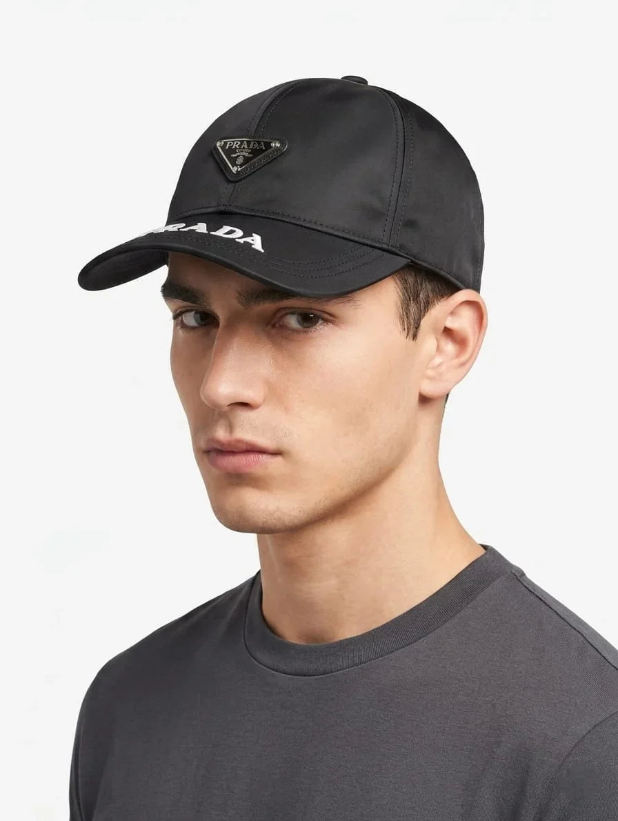PRADA Nylon Logo Cap