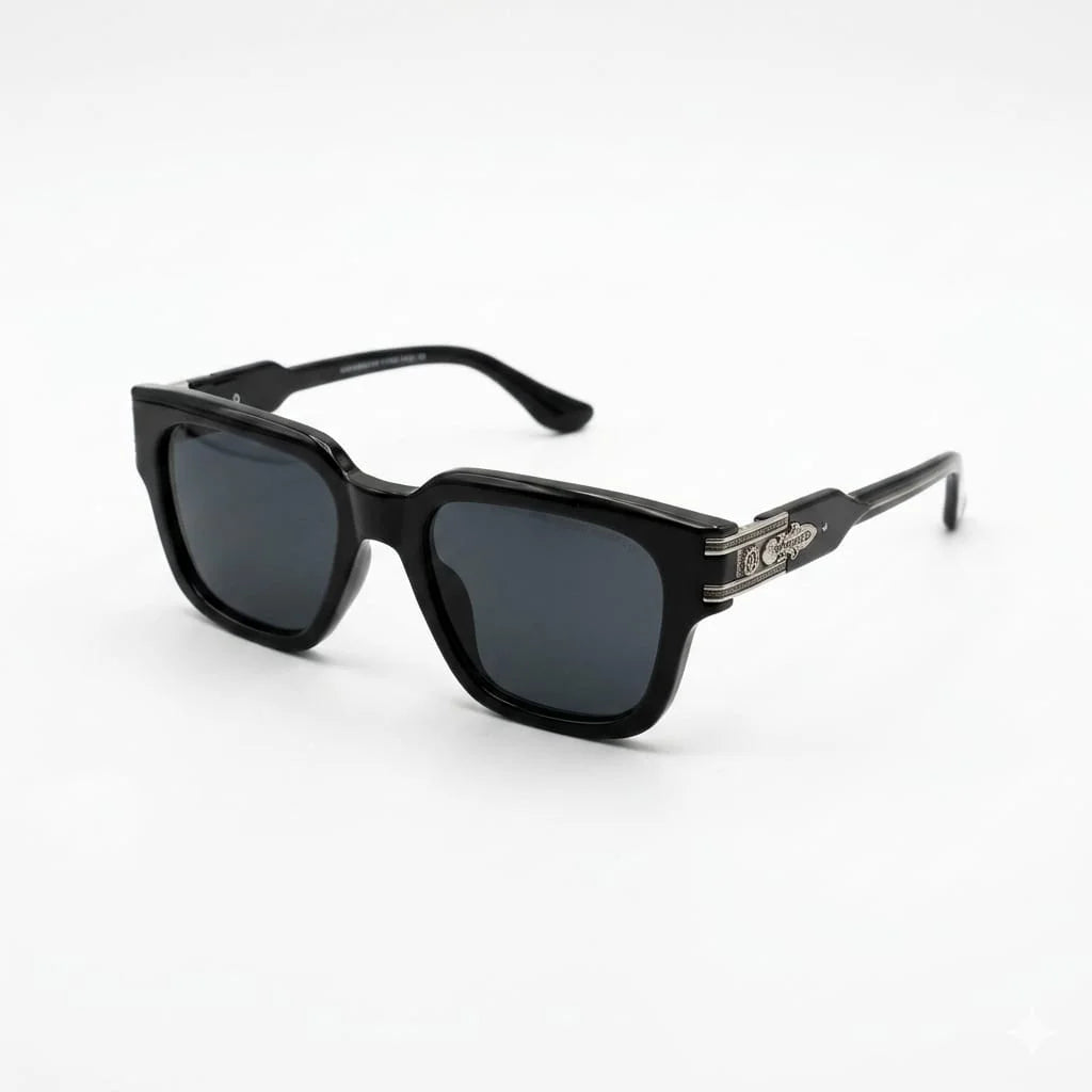 Chrome Heart Square Frame Sunglasses