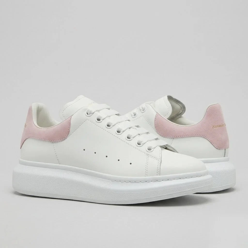 Adidas Stan Smith Platform Sneakers in White and Pink