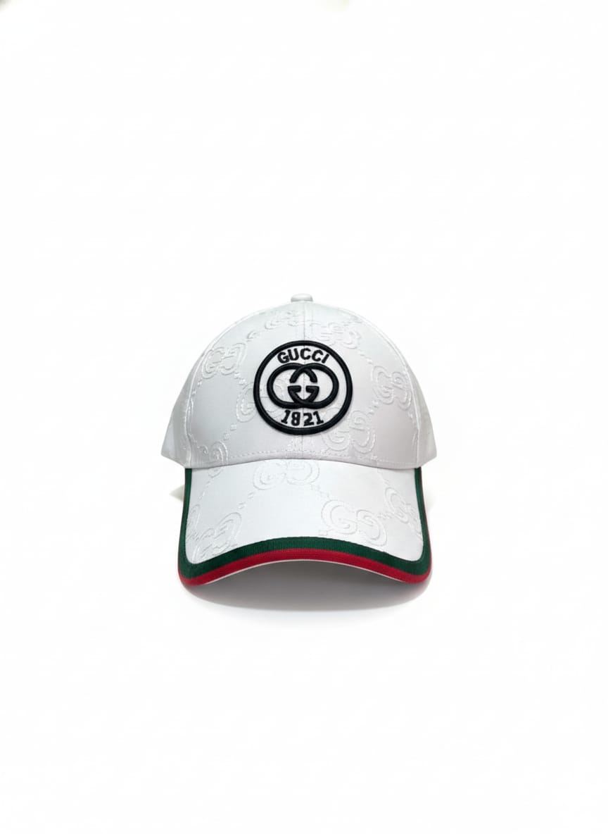 GUCCI Radiant Pearl Signature Logo Cap 1921