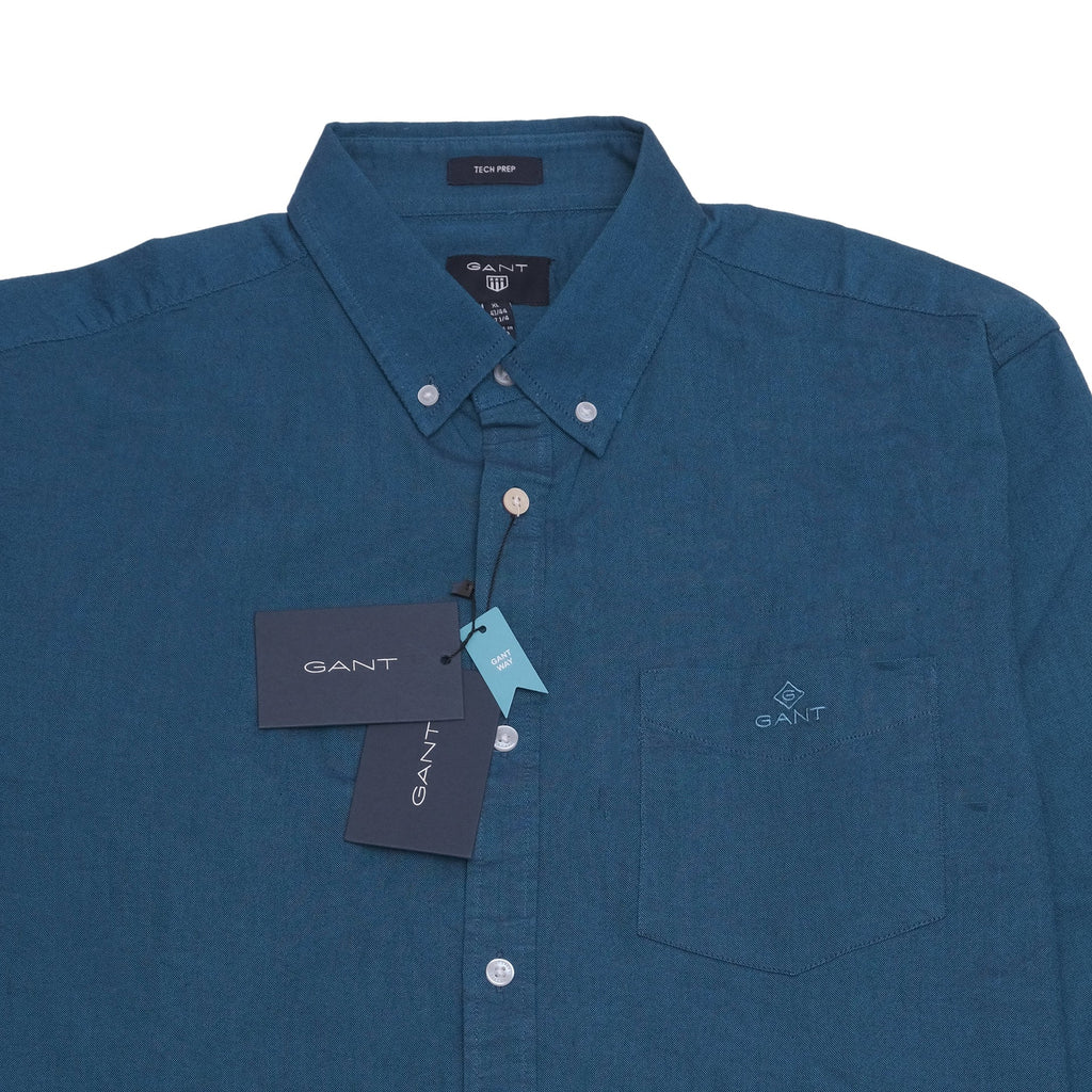 GANT Oceanic Teal Classic Fit Button-Down Shirt
