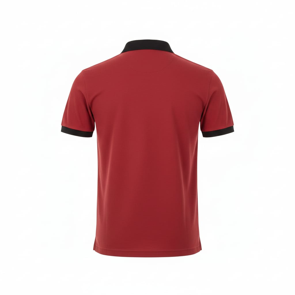 GANT Ember Crimson Tailored Fit Short Sleeve Piqué Polo Shirt