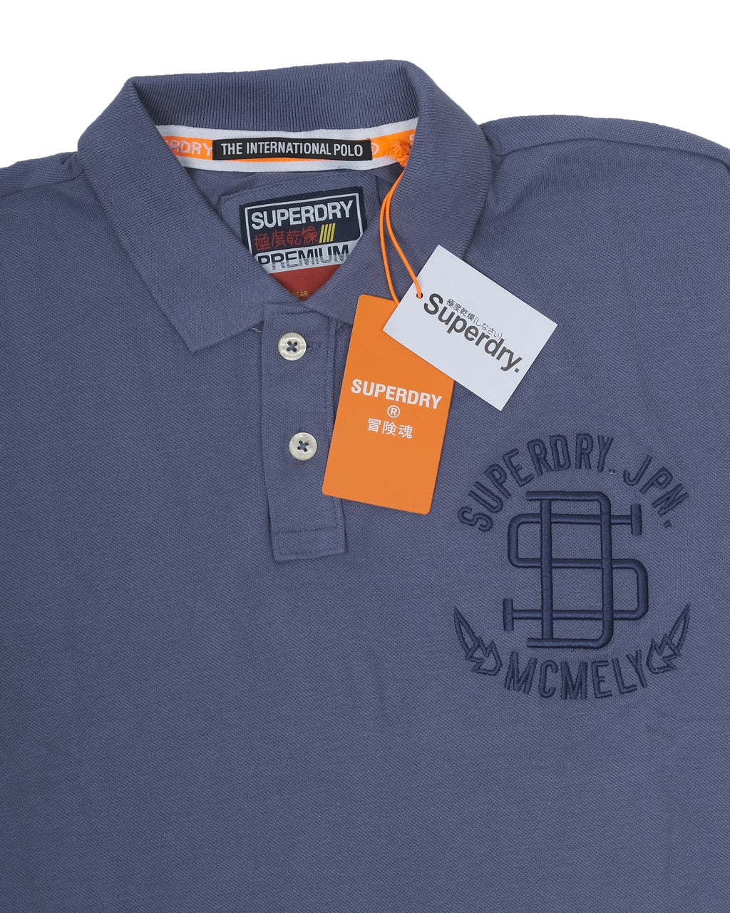 SUPERDRY Ocean Breeze Slim Fit Embroidered Polo Shirt