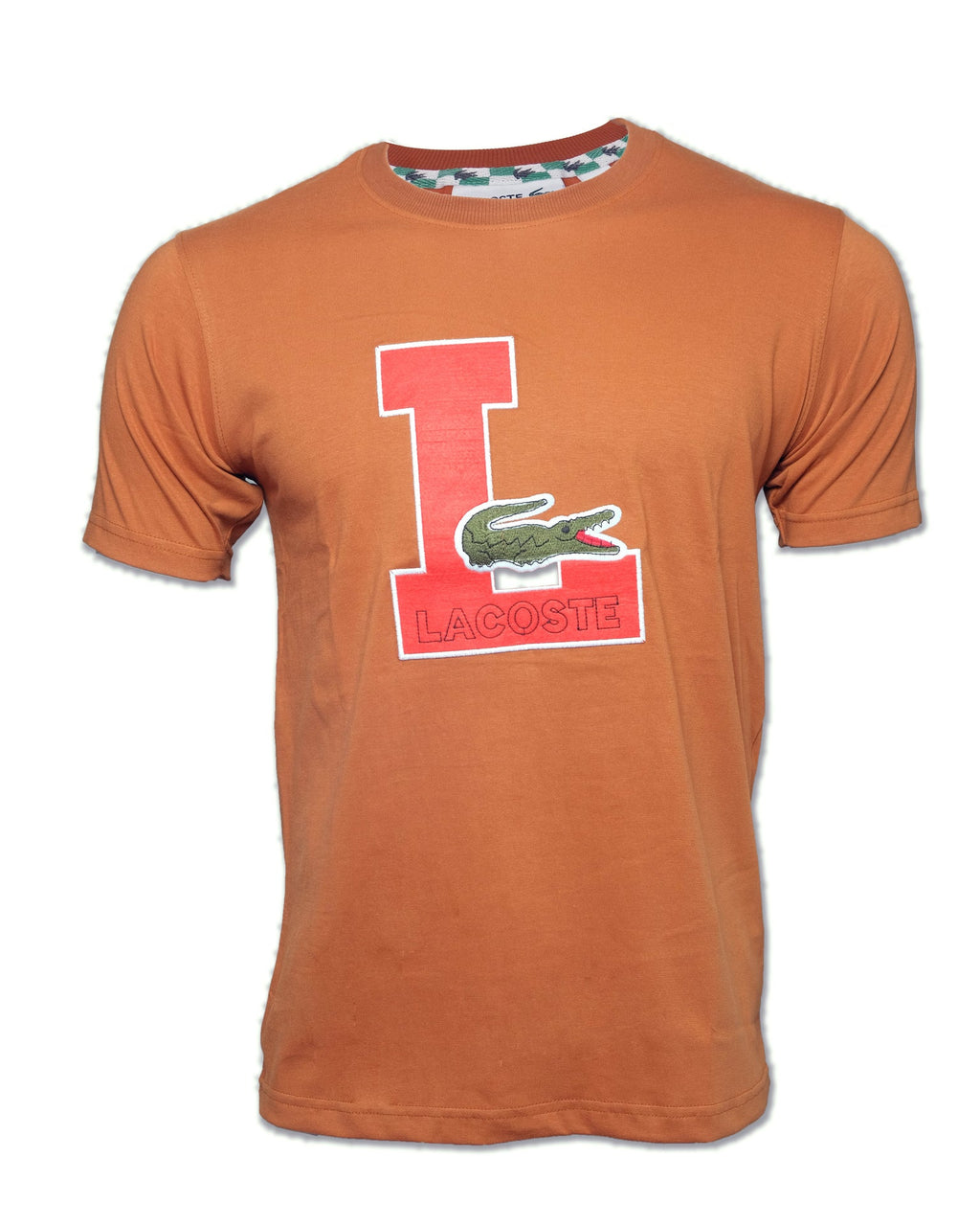 LACOSTE Ember Clay Regular Fit Short Sleeve Tee