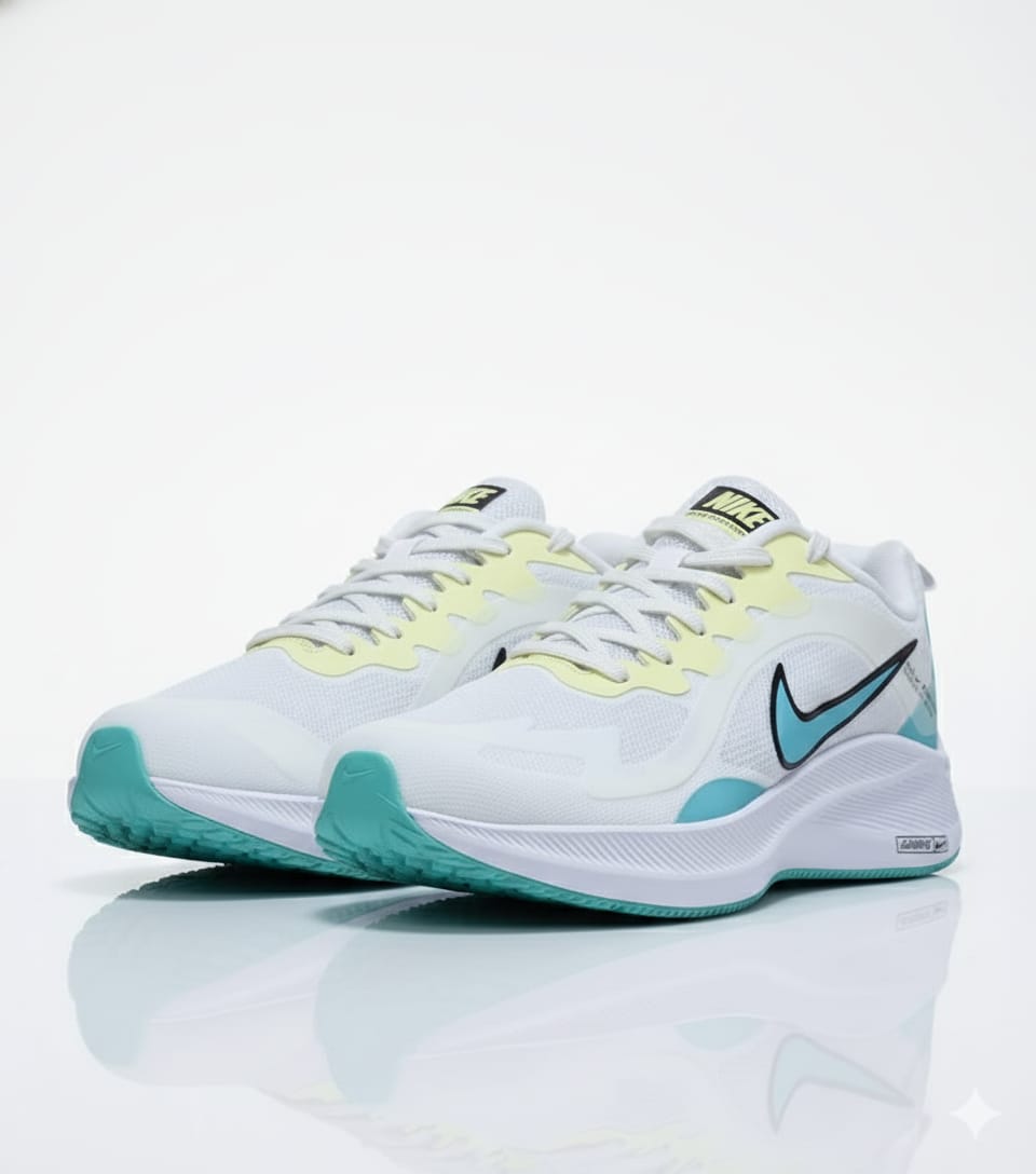 NIKE Radiant Aqua Streamlined Fit Air Zoom Running Shoes