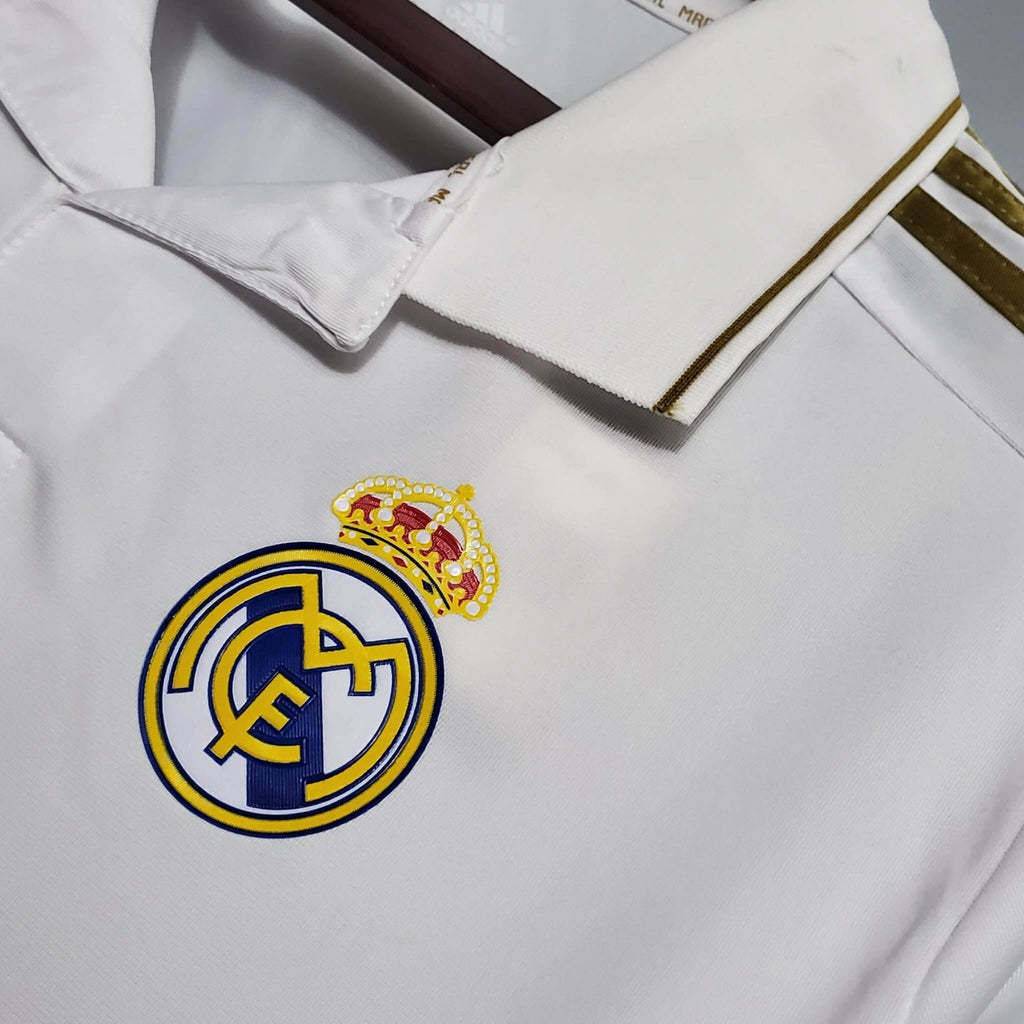 Real Madrid (Home) 2011/12 White Retro Jersey