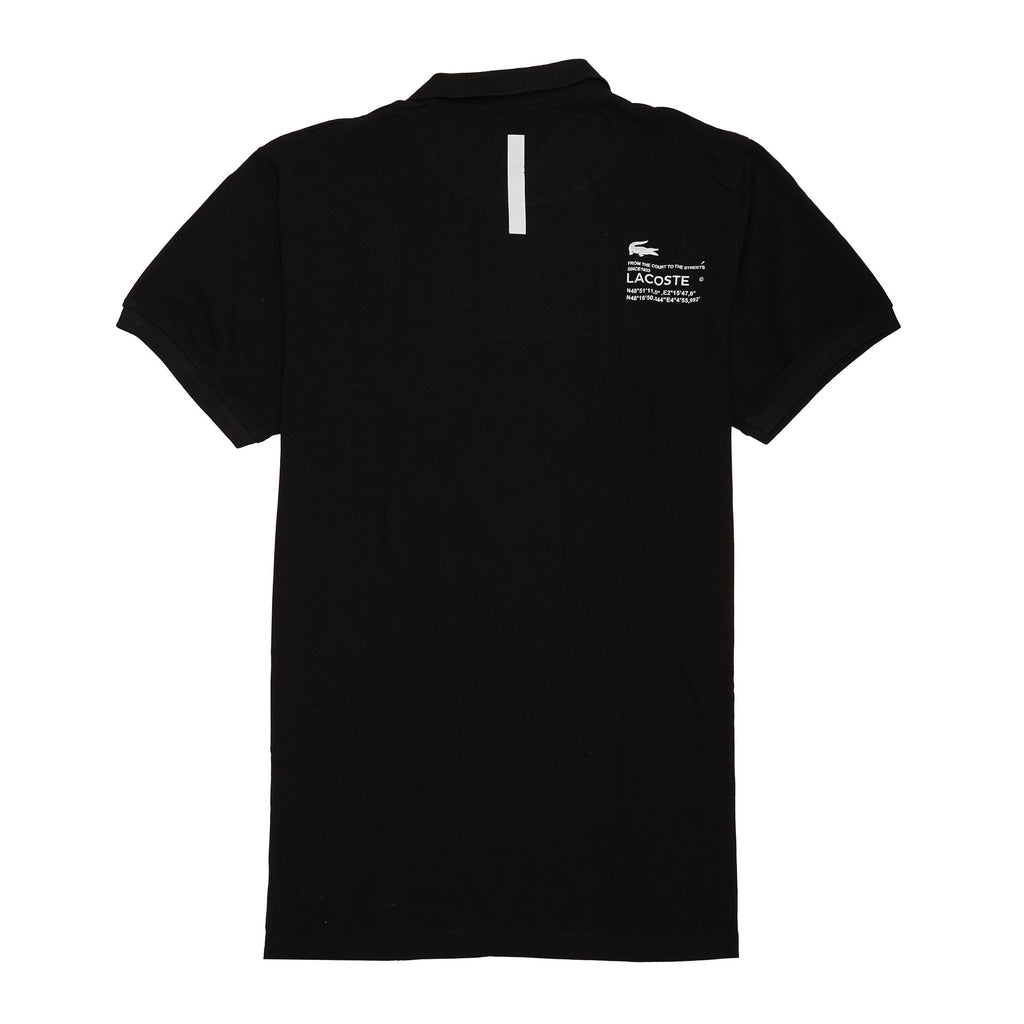 LACOSTE Midnight Onyx Slim Fit Signature Logo Polo Shirt