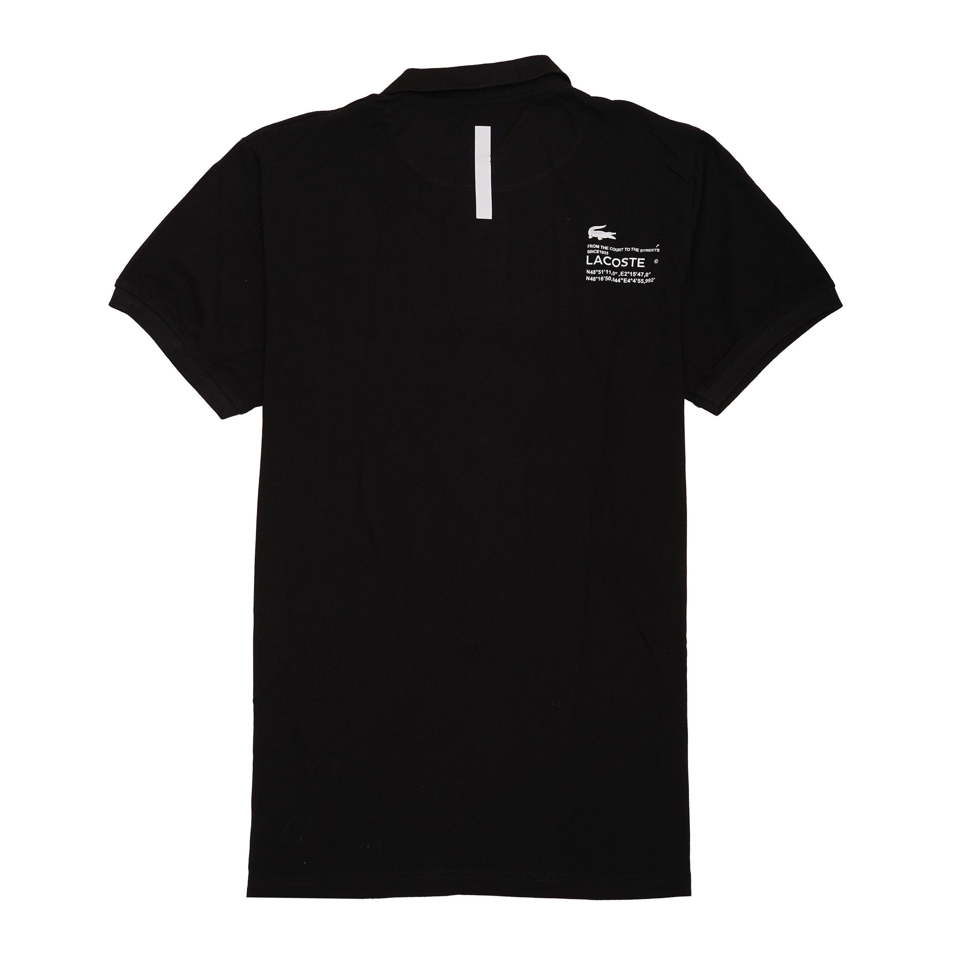LACOSTE Midnight Onyx Slim Fit Signature Logo Polo Shirt