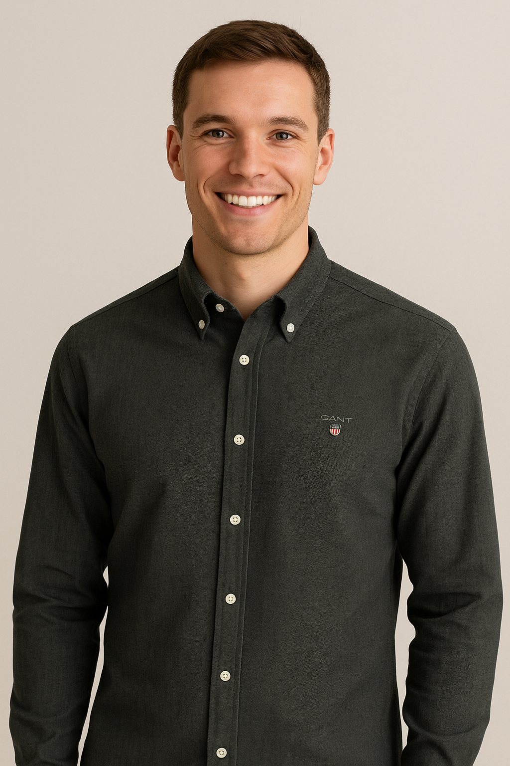 GANT Forest Jewel Classic Fit Long Sleeve Button-Down Shirt