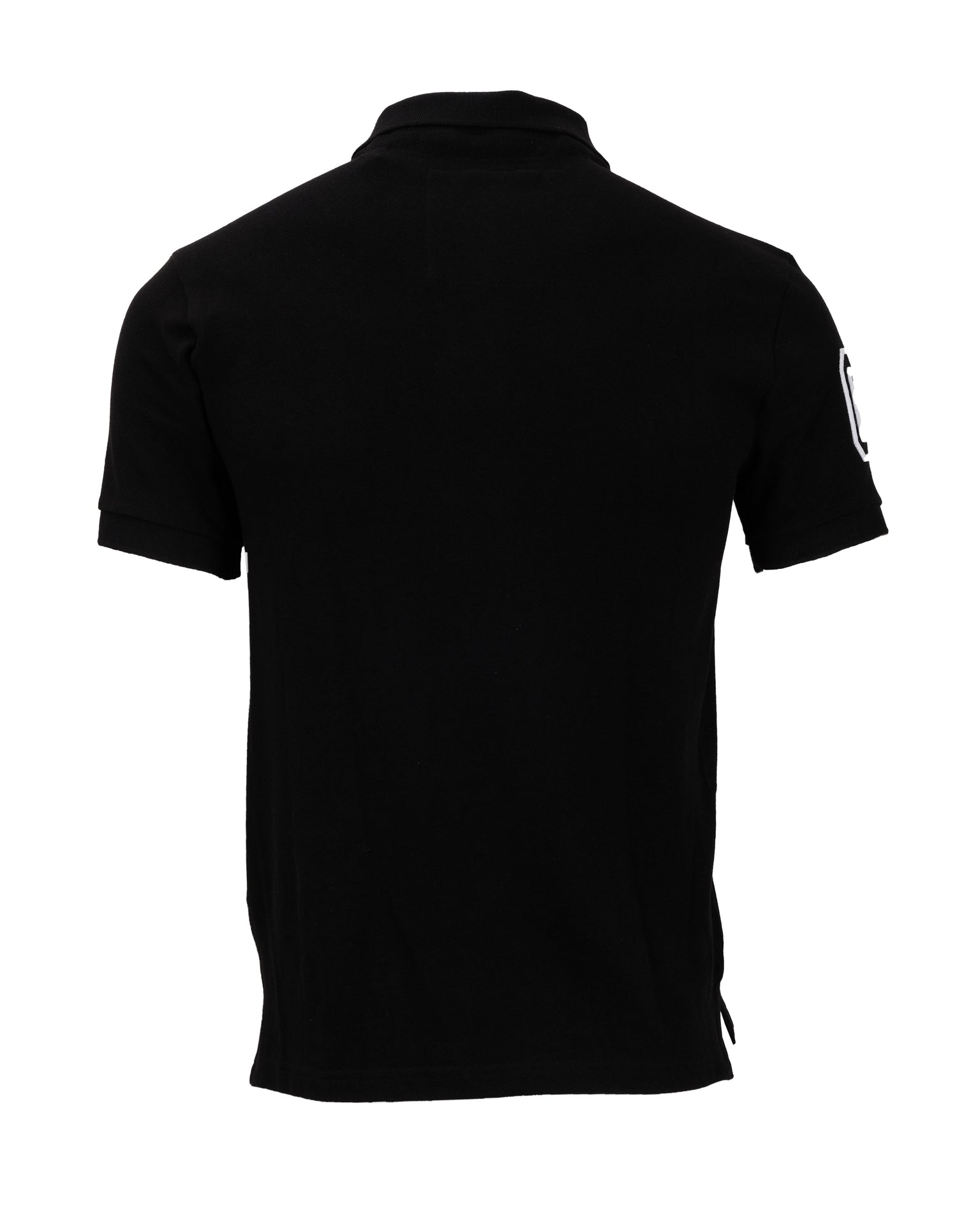 SUPERDRY Onyx Noir Slim Fit Patch Polo Shirt