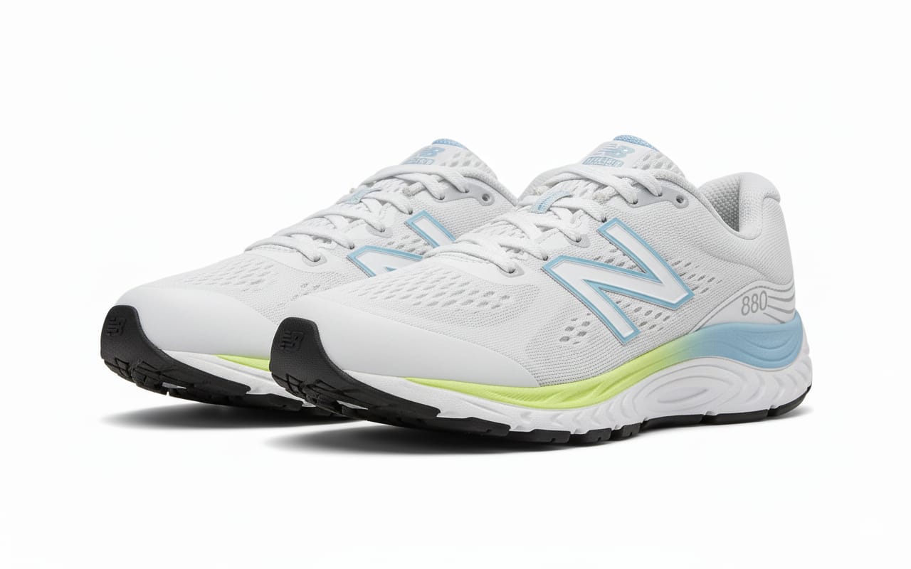 New Balance 880v12 Running Shoes - White/Blue