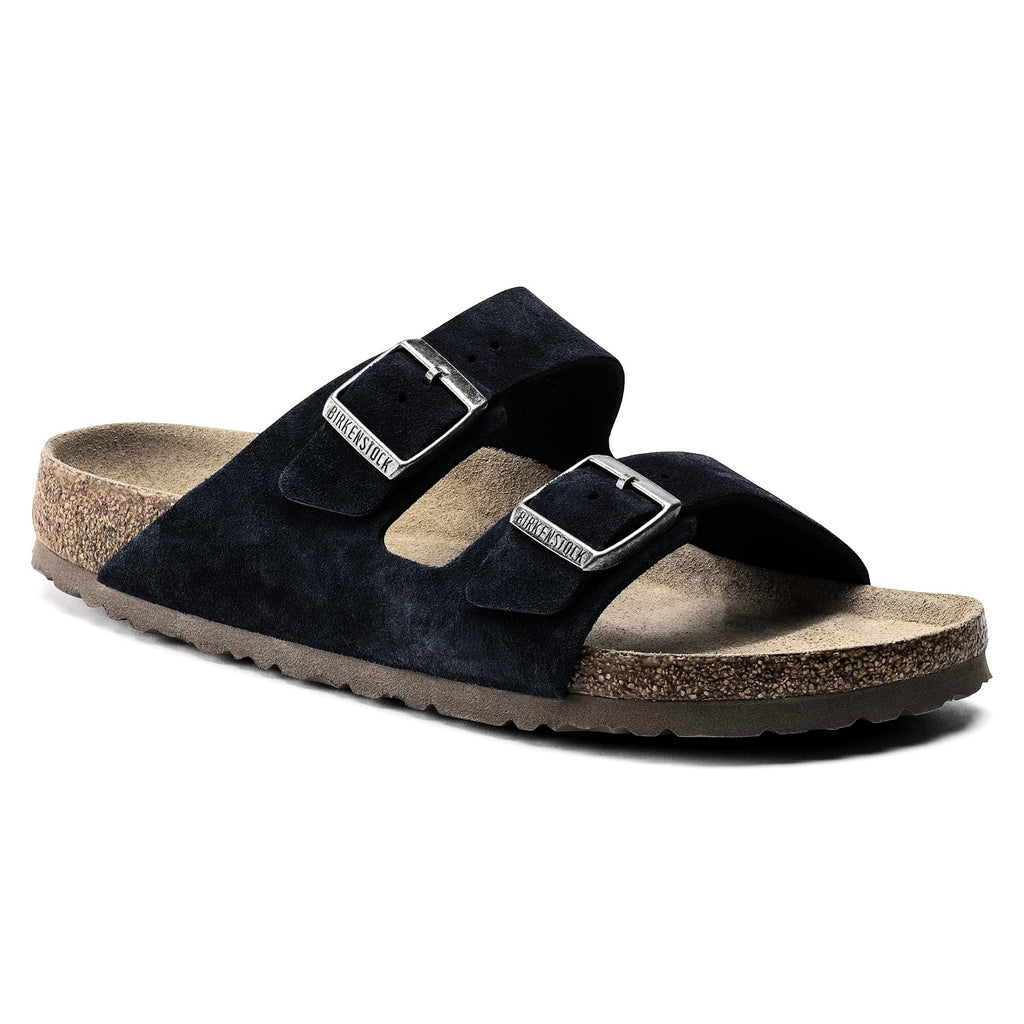 BIRKENSTOCK Deep Sea Sapphire Luxe Suede Arizona Sandals