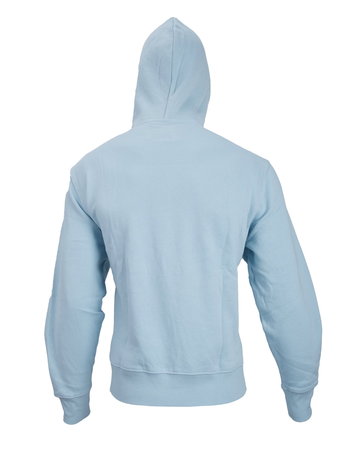 FEAR OF GOD ESSENTIALS Tranquil Blue Oversized Back Logo Pullover Hoodie