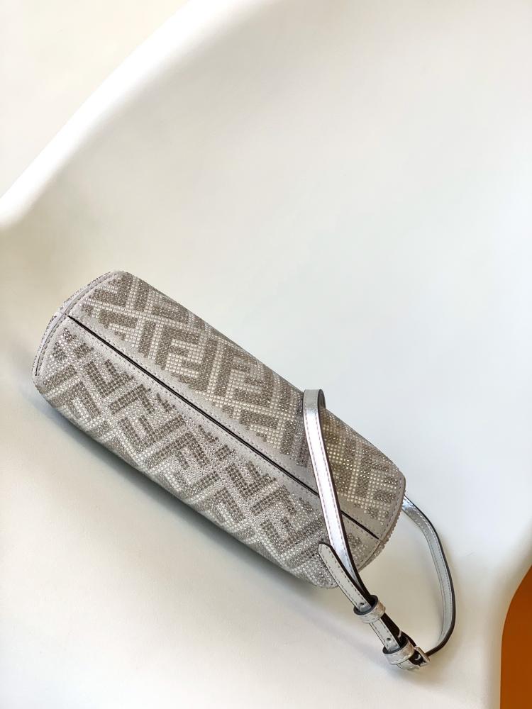 Fendi Metallic Monogram Clutch Bag (IMPORTED)