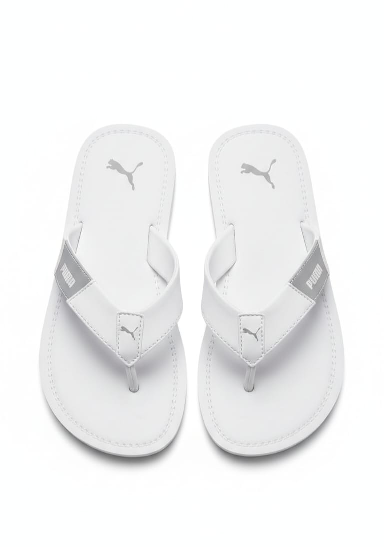 PUMA Celestial Ivory Luxe Slide Sandals