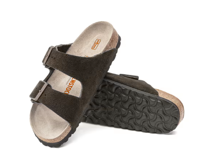 BIRKENSTOCK Enchanted Earthy Slim Fit Suede Sandals