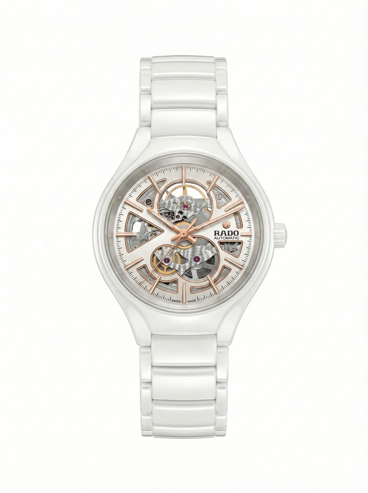 RADO Ethereal Ivory Luxe Skeleton Automatic Watch