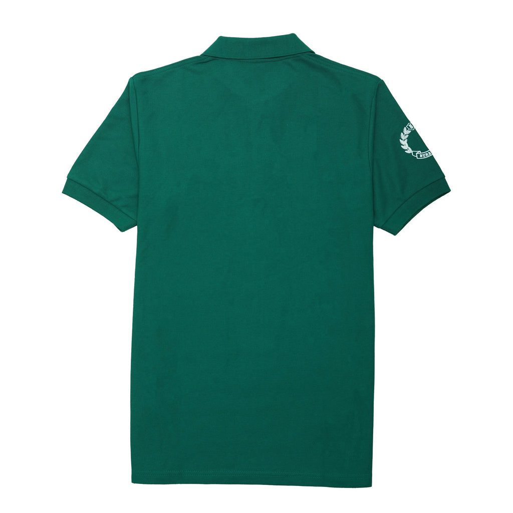 BURBERRY Enchanted Emerald Classic Fit Bear Embroidered Polo