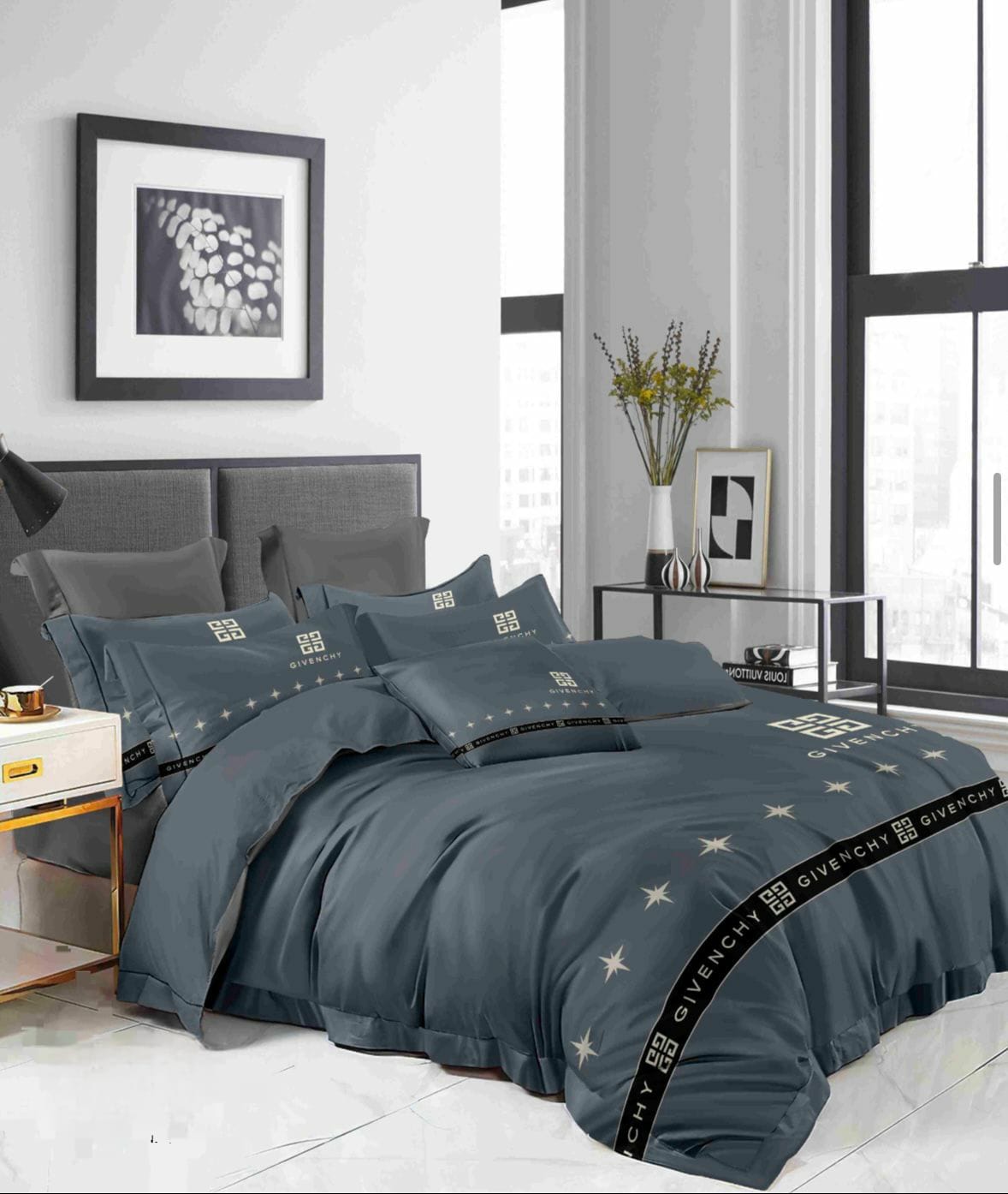 GIVENCHY Celestial Slate Luxe King Size Bedding Set