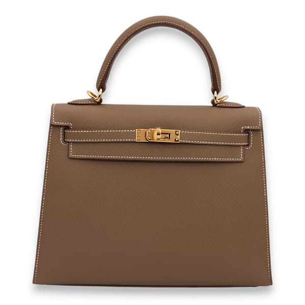 HERMÈS Birkin Rustic Taupe Chic Structured Handbag (IMPORTED)