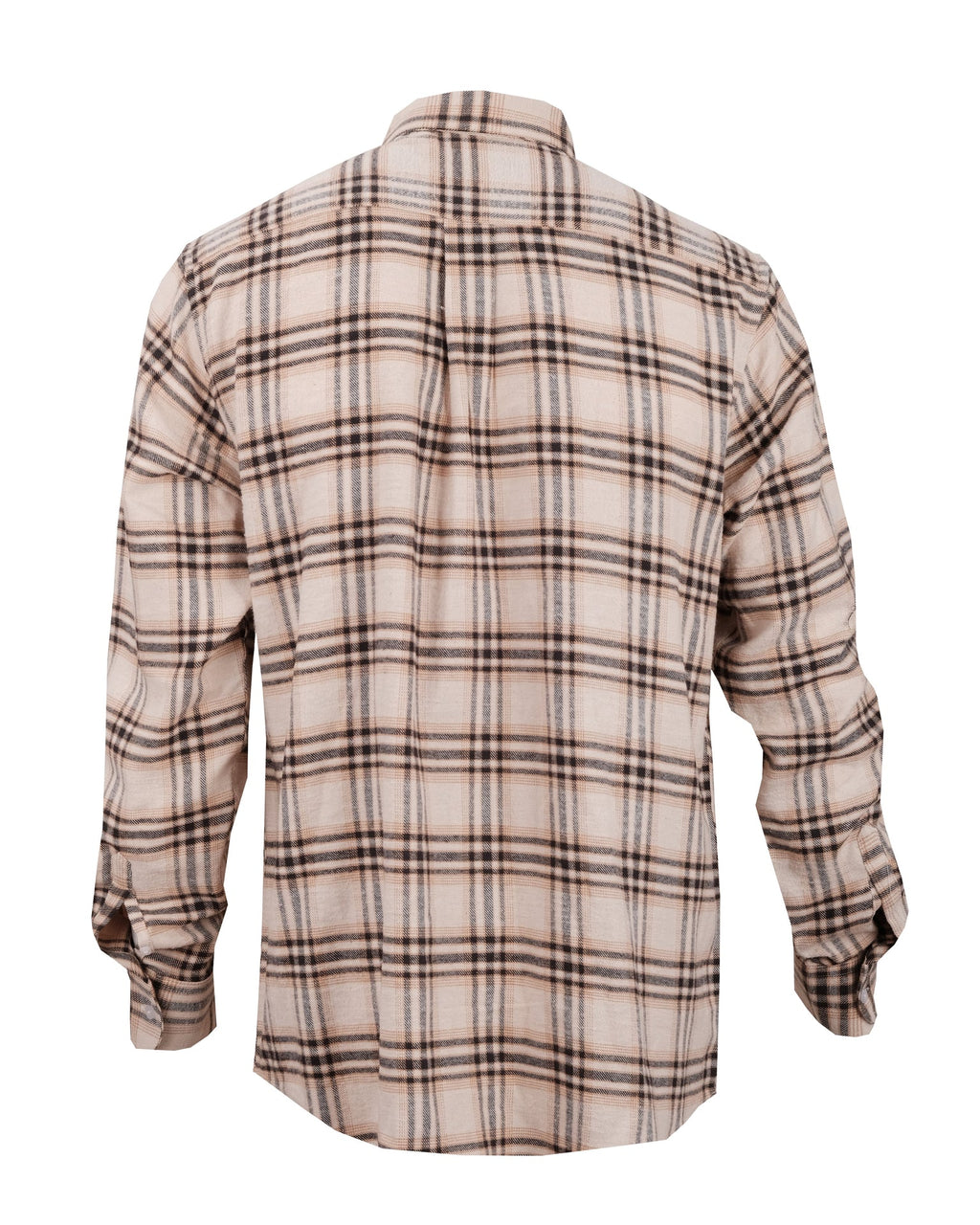 GANT Desert Sand Plaid Slim Fit Long Sleeve Button-Down Shirt