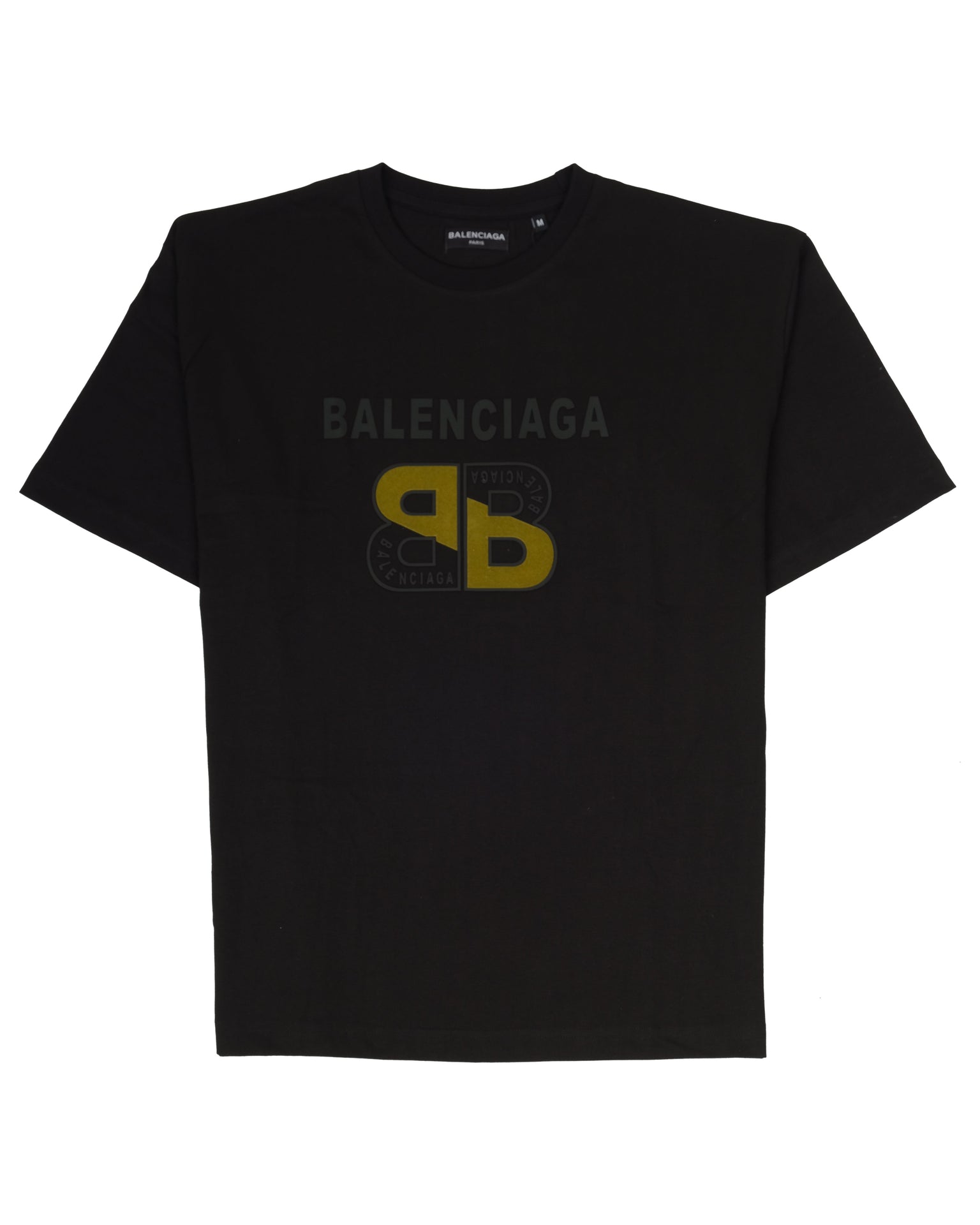BALENCIAGA Midnight Obsidian Classic Fit Graphic Tee
