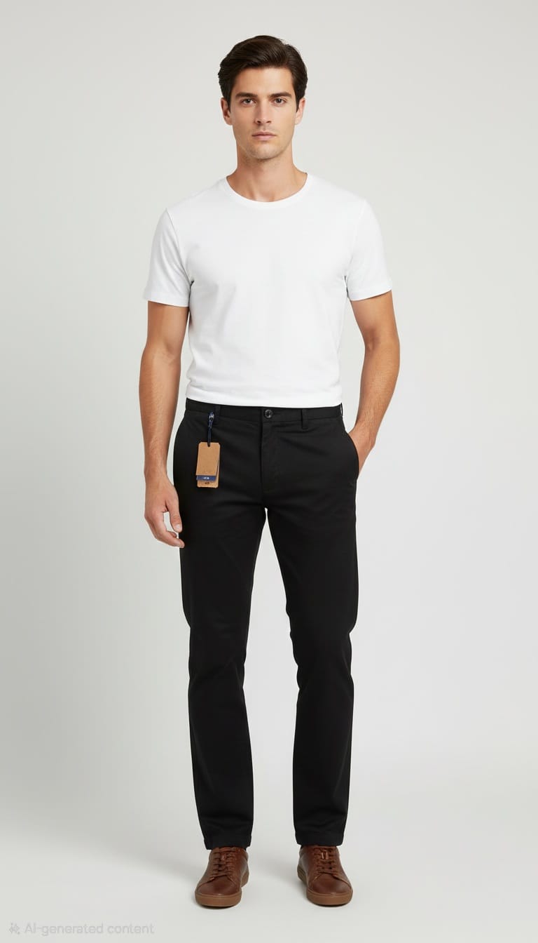 Polo Ralph Lauren Classic Fit Stretch Black Chinos