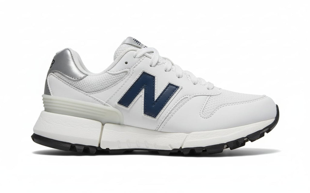 New Balance 550 Classic White & Navy Sneakers