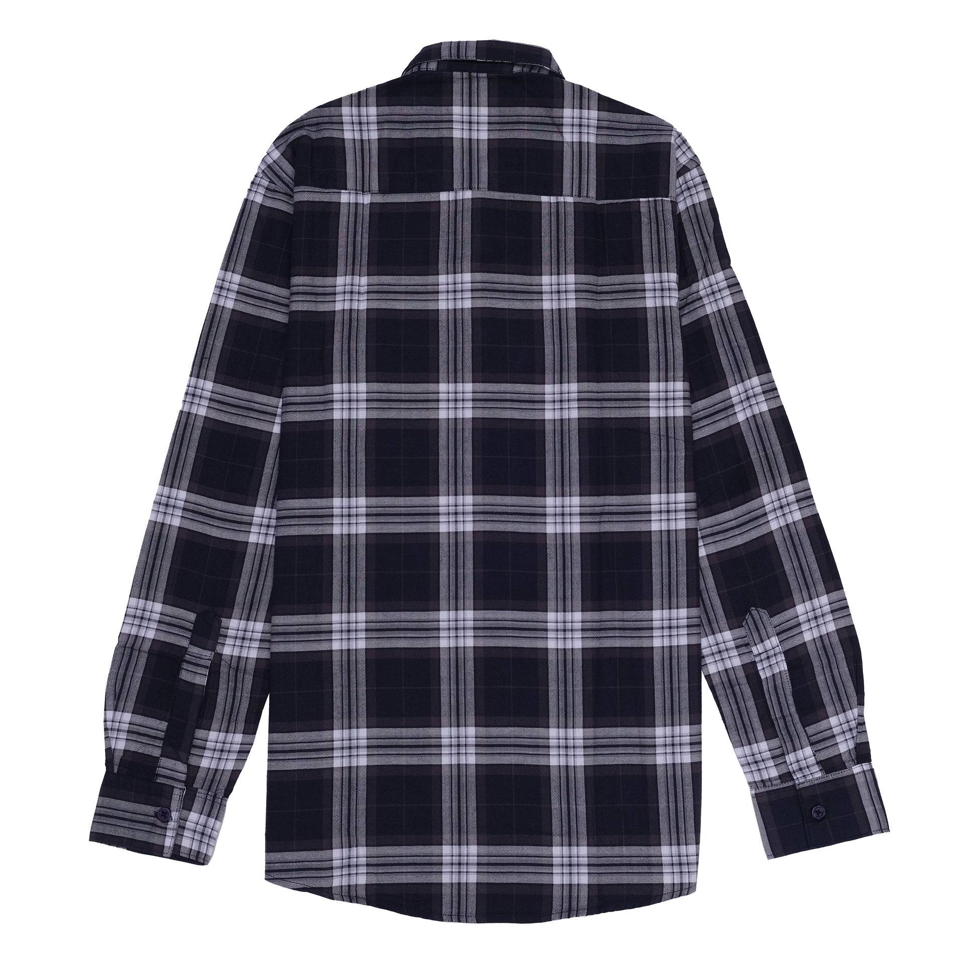CALVIN KLEIN Midnight Plaid Classic Fit Long Sleeve Shirt