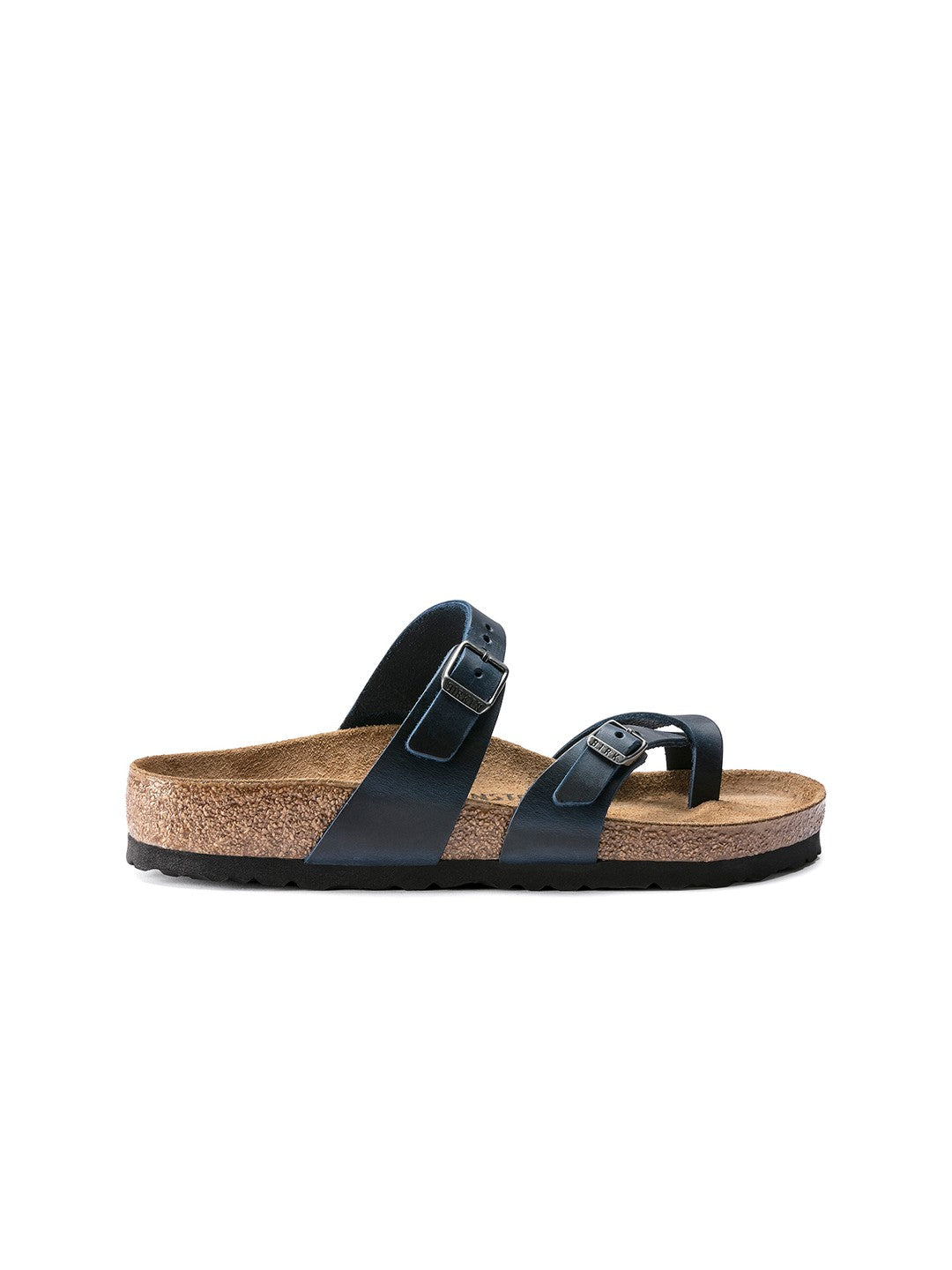 Birkenstock Elegant Midnight Blue Cork Sandals