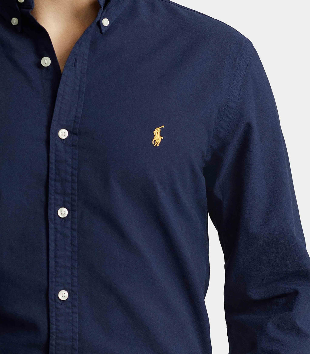 Polo Ralph Lauren Classic Blue Elegance Button-Up Shirt