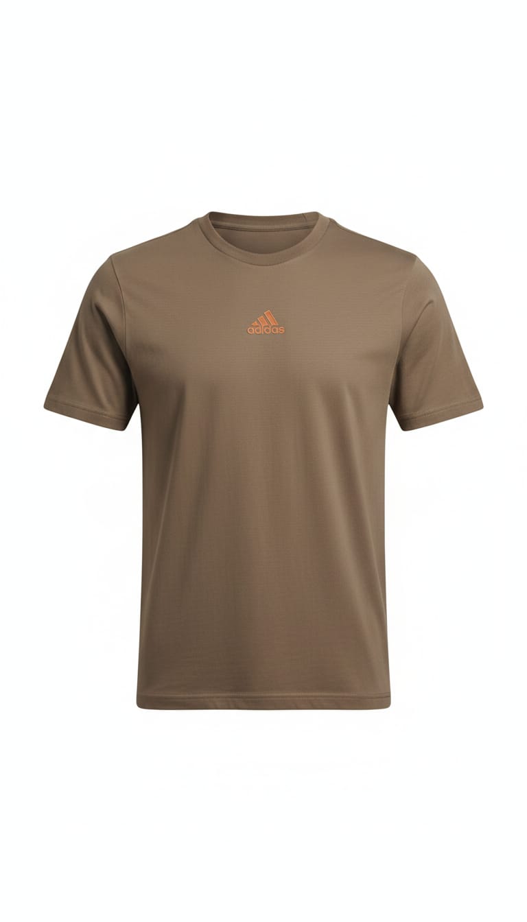 ADIDAS Earthy Umber Modern Fit Short Sleeve Performance Tee