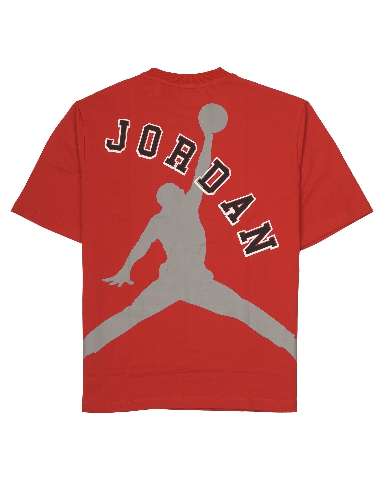 AIR JORDAN Ember Red Classic Fit Crew Neck Tee