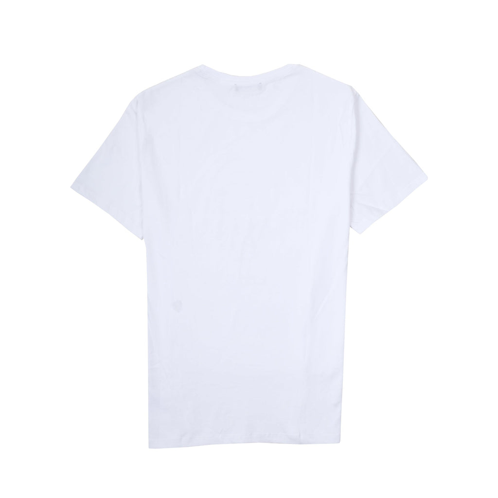 KARL LAGERFELD Pure Snow Graphic Embroidered Short Sleeve Tee