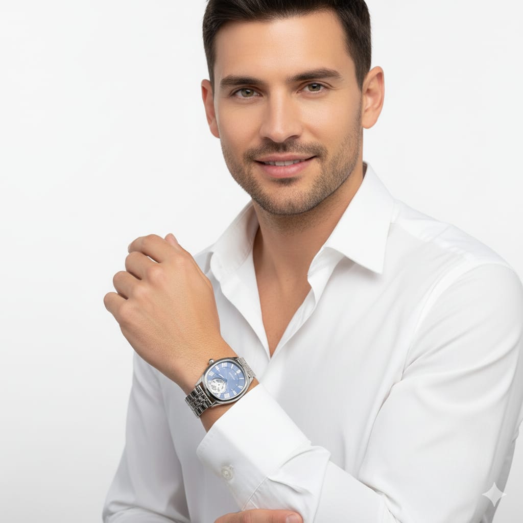 CARTIER Celestial Azure Luxe Automatic Timepiece