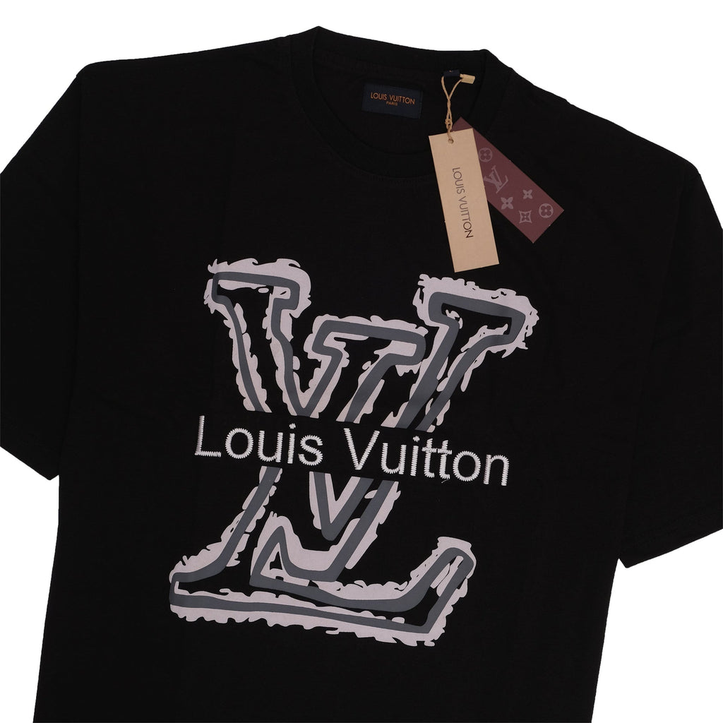 LOUIS VUITTON Onyx Shadow Oversized Graphic Logo Tee