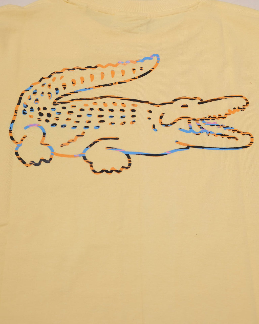 LACOSTE Sunlit Lemon Classic Fit Short Sleeve Graphic Tee