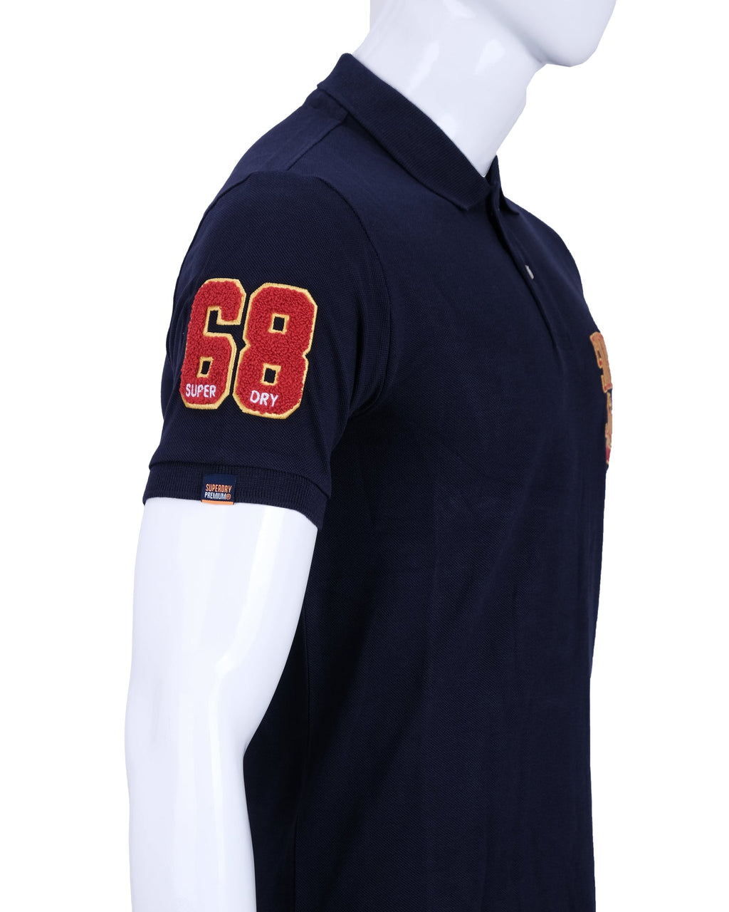 SUPERDRY Midnight Ink Slim Fit Short Sleeve Polo Shirt