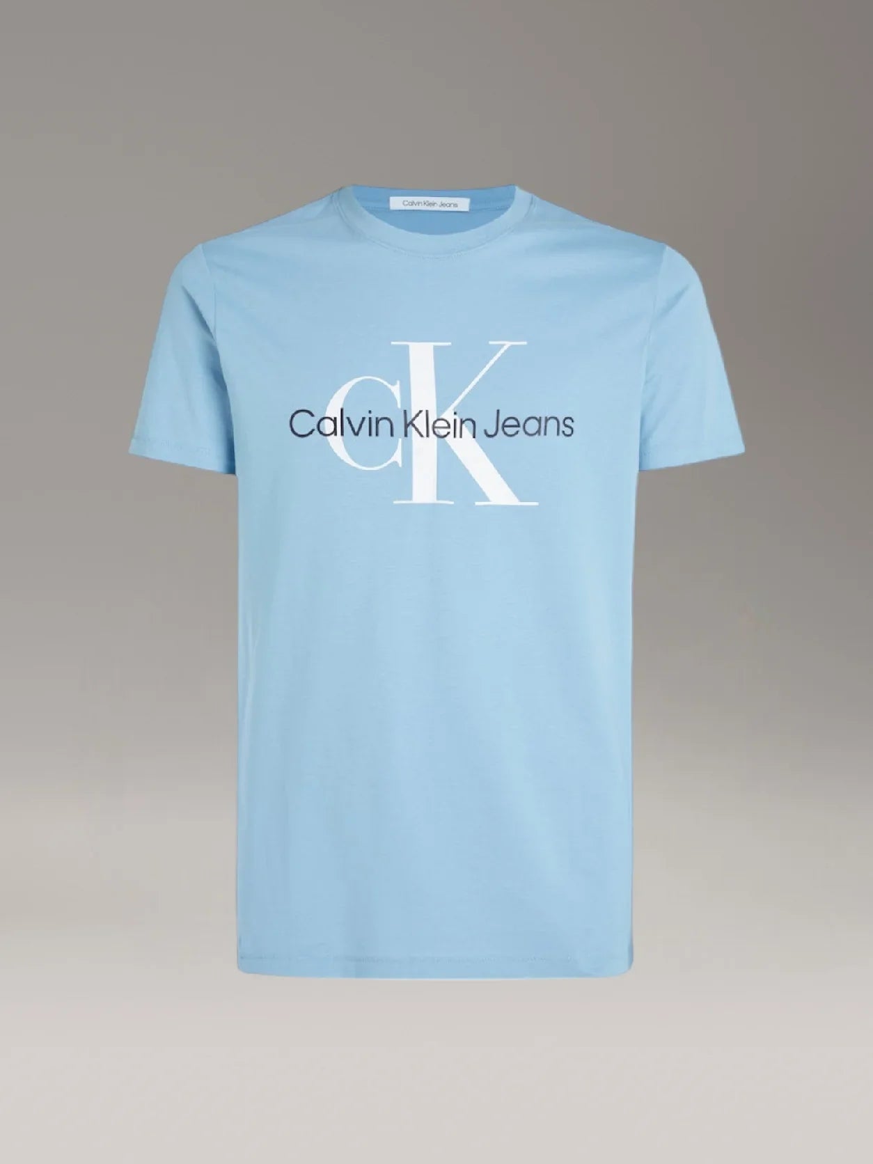 Calvin Klein Jeans Logo Tee in Sky Blue