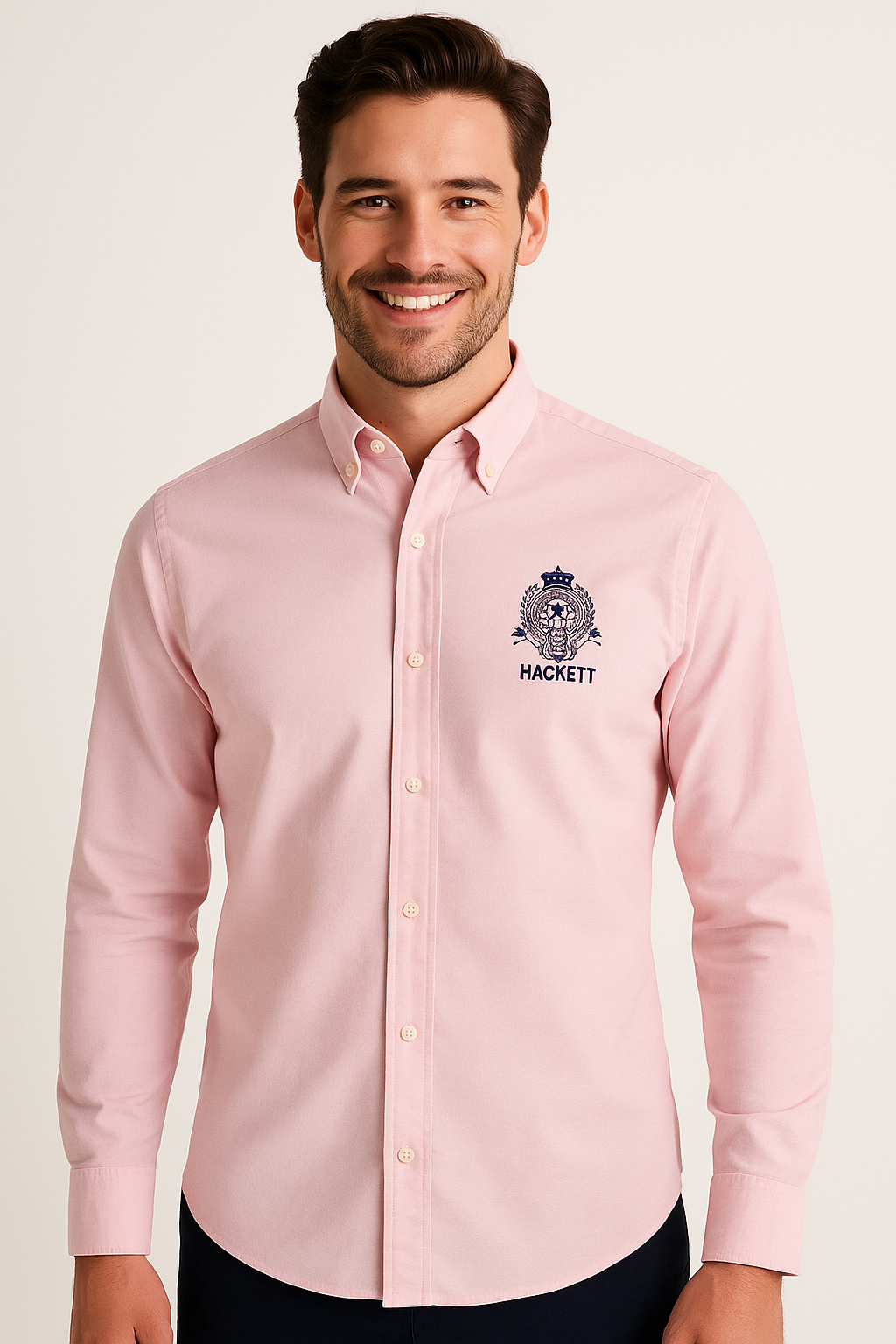 HACKETT Prismatic Rose Classic Fit Long Sleeve Button-Up Shirt