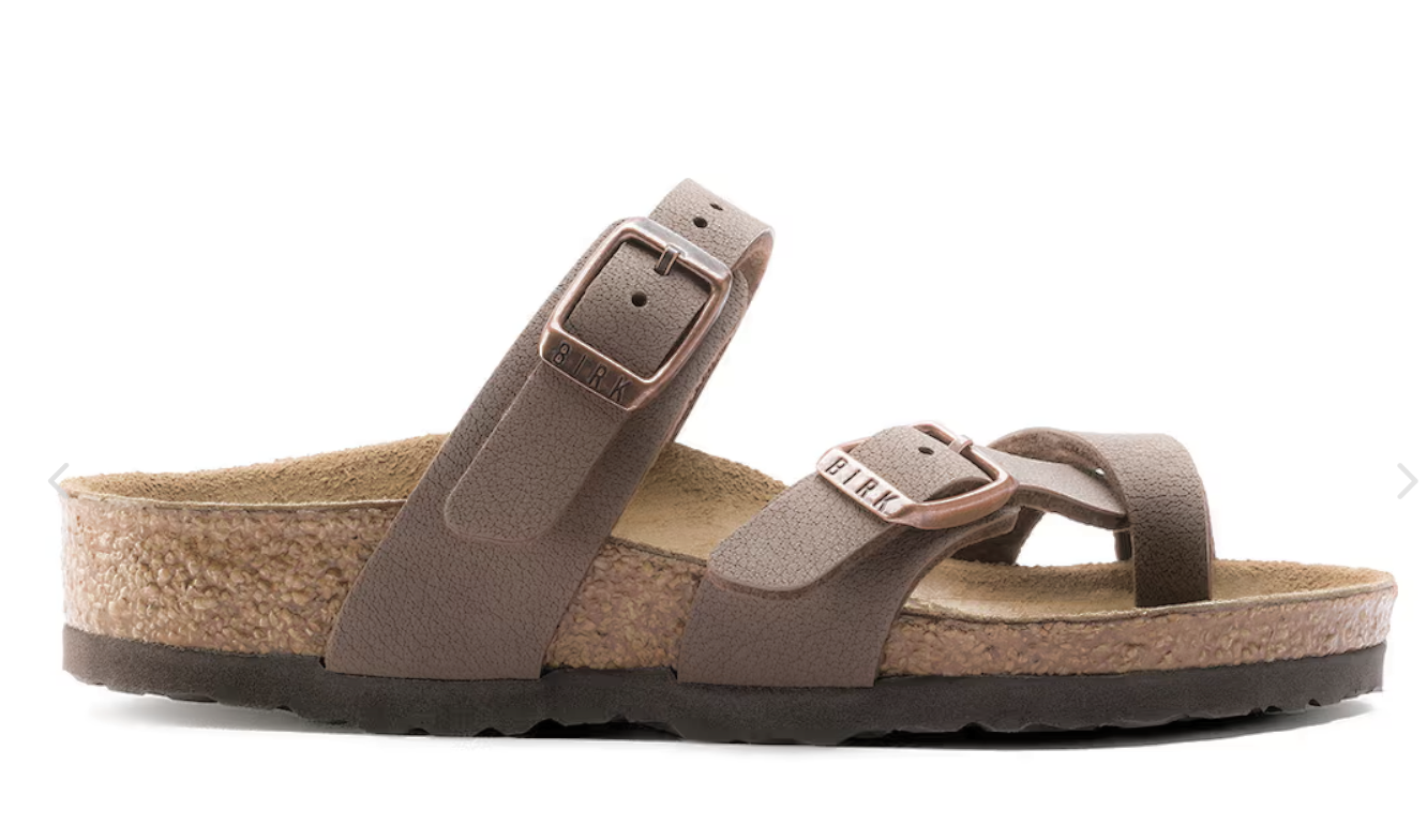 BIRKENSTOCK Tranquil Mocha Luxe Fit Slide Sandals