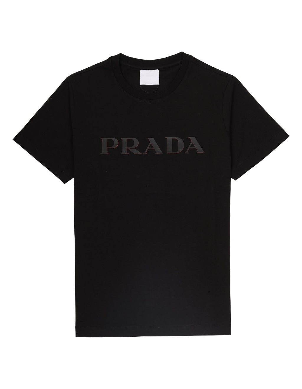 PRADA Midnight Obsidian Classic Fit Short Sleeve Cotton Tee