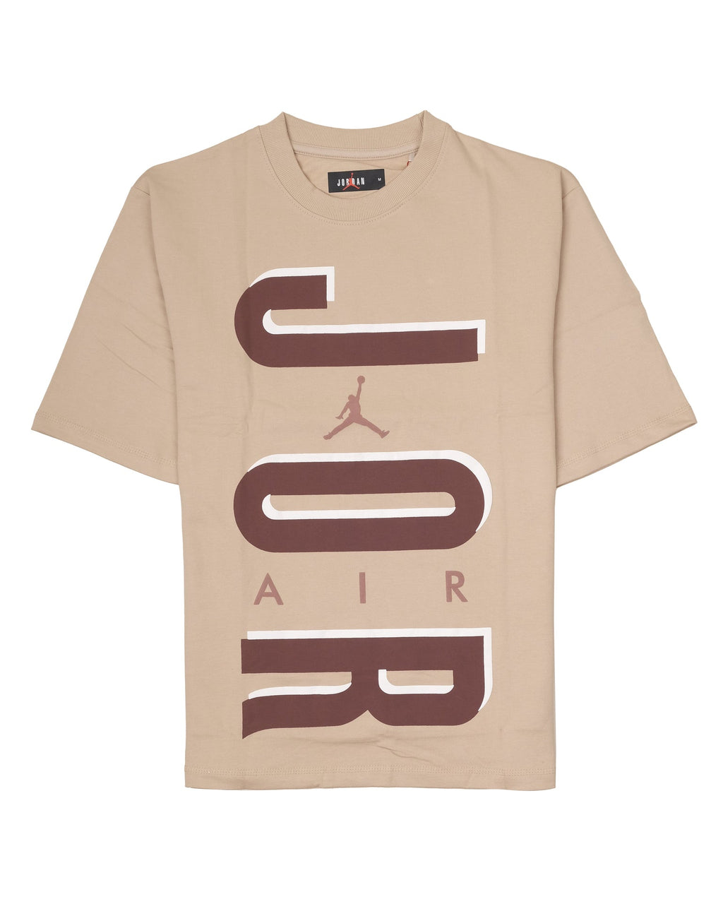 JORDAN Sandy Dune Oversized Logo Crewneck Tee